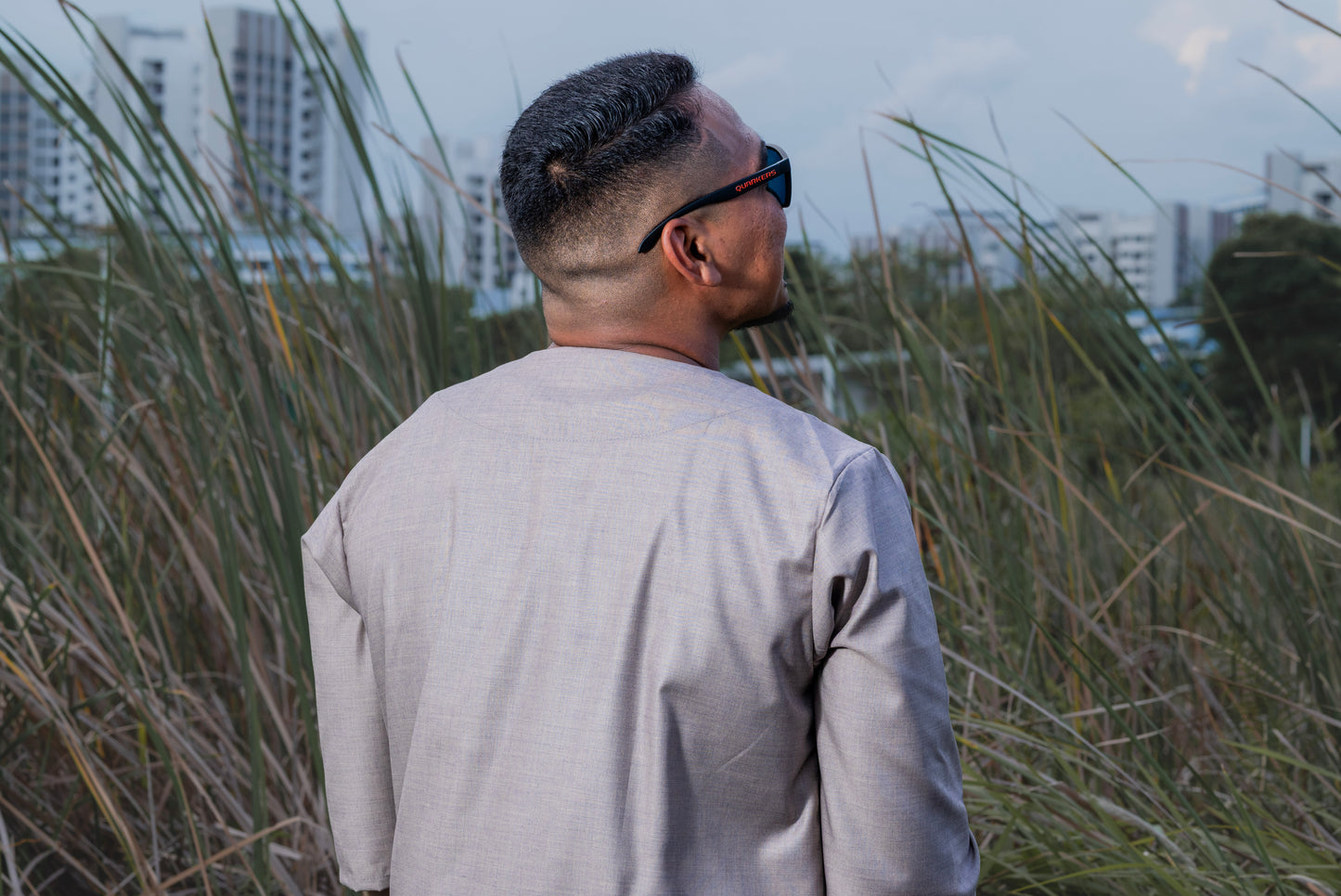 Qhayr Kurta in Brown