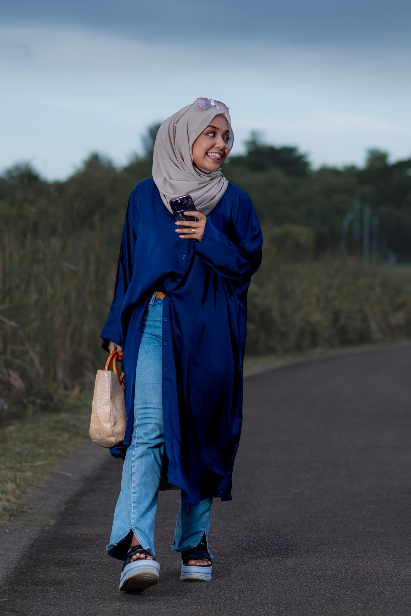 Aayla Top in Royal Blue