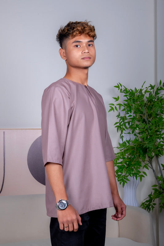 Santai Kurta in Brown