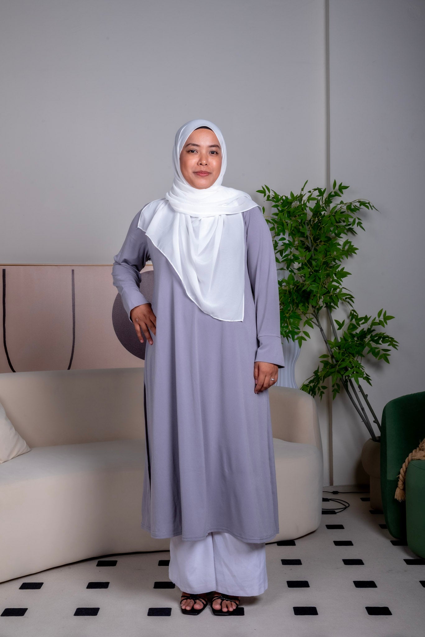 Azalea Tunic in Grey